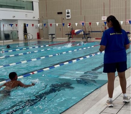 swimming lesson