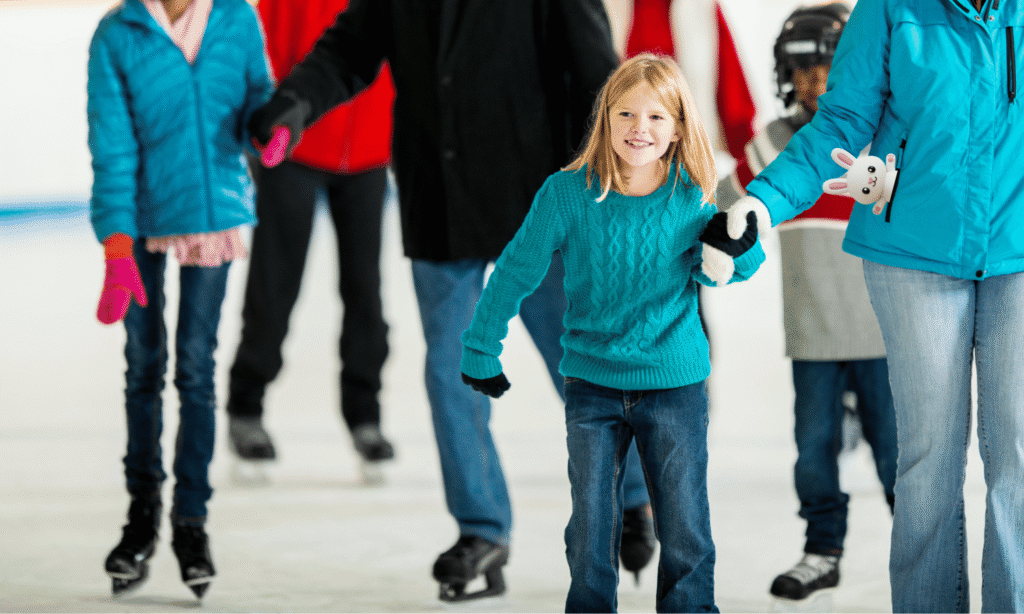 ice skating family stretham